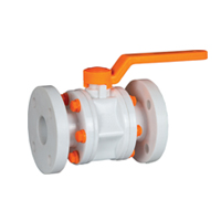 PP Ball Valve Flange End