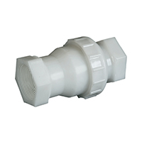 PP Non return valve thread end