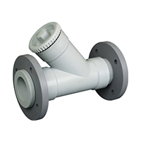 PP Y Type strainer flange end