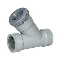 PP Y Type strainer thread end