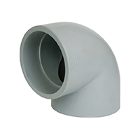 Plain socket type moulded elbow